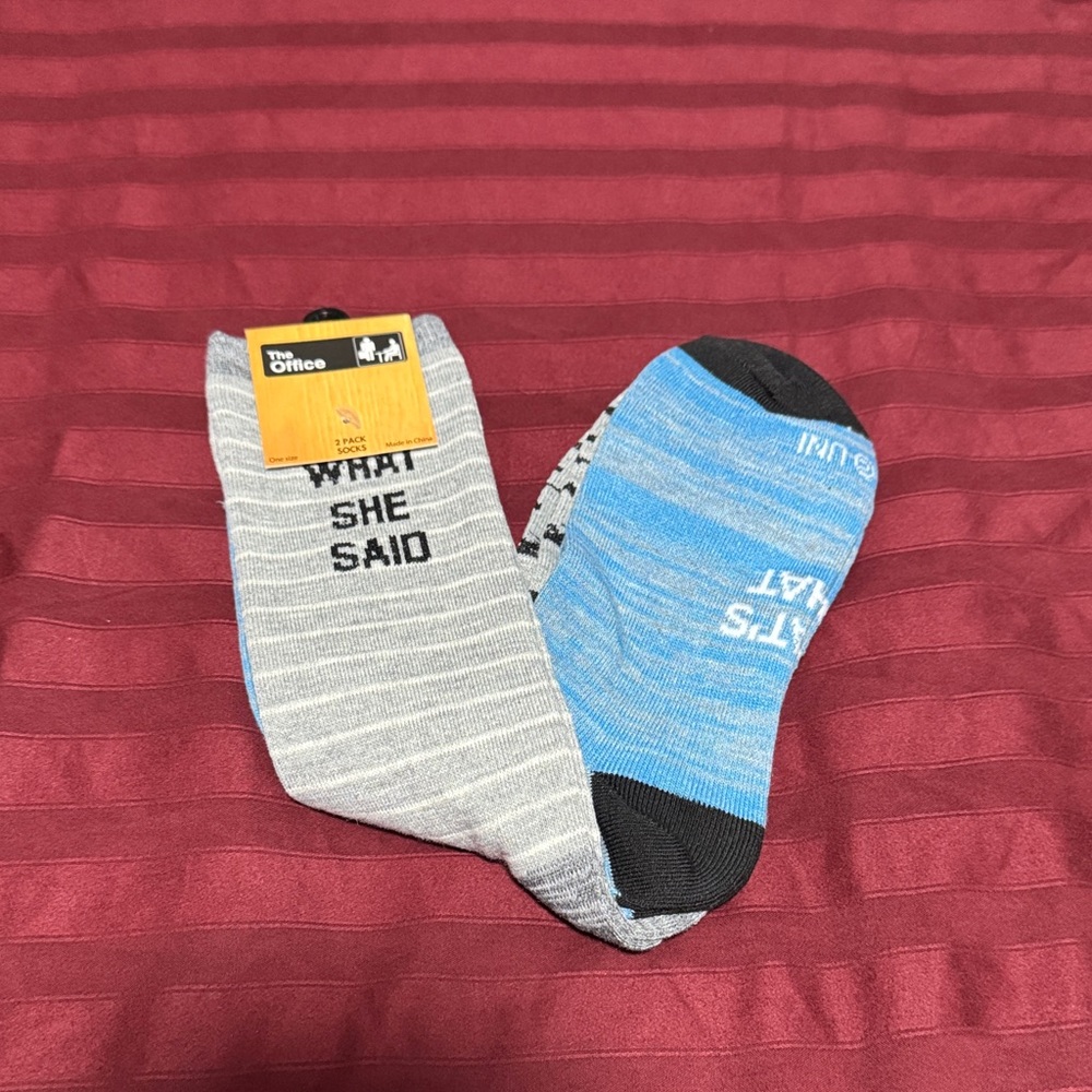 The Office socks 2 pack